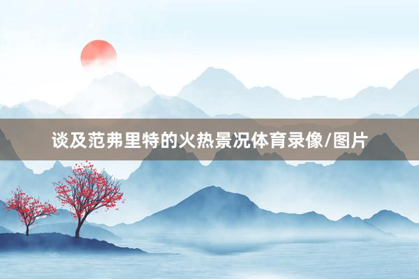 谈及范弗里特的火热景况体育录像/图片