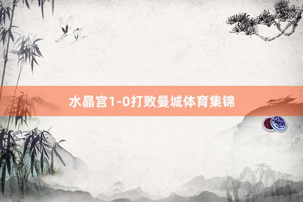 水晶宫1-0打败曼城体育集锦