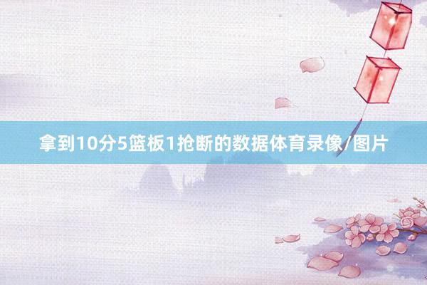 拿到10分5篮板1抢断的数据体育录像/图片