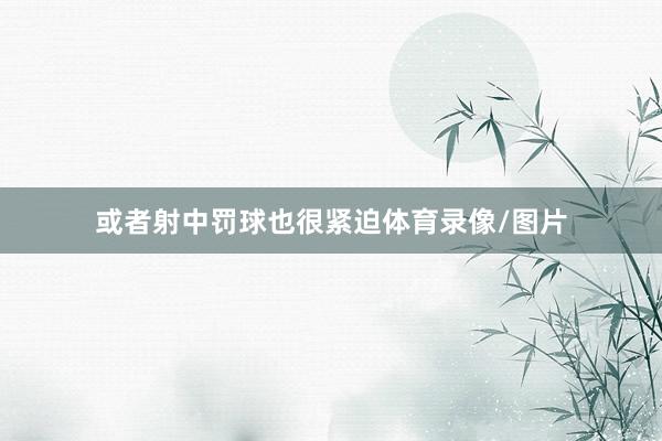 或者射中罚球也很紧迫体育录像/图片