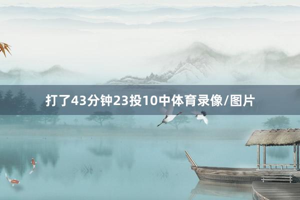 打了43分钟23投10中体育录像/图片