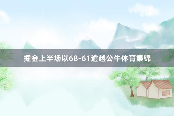 掘金上半场以68-61逾越公牛体育集锦