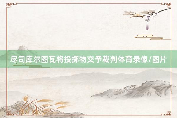 尽司库尔图瓦将投掷物交予裁判体育录像/图片