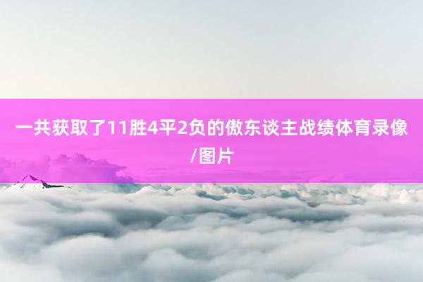 一共获取了11胜4平2负的傲东谈主战绩体育录像/图片