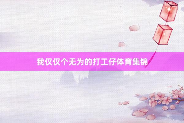 我仅仅个无为的打工仔体育集锦