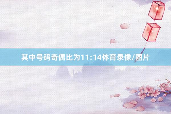 其中号码奇偶比为11:14体育录像/图片