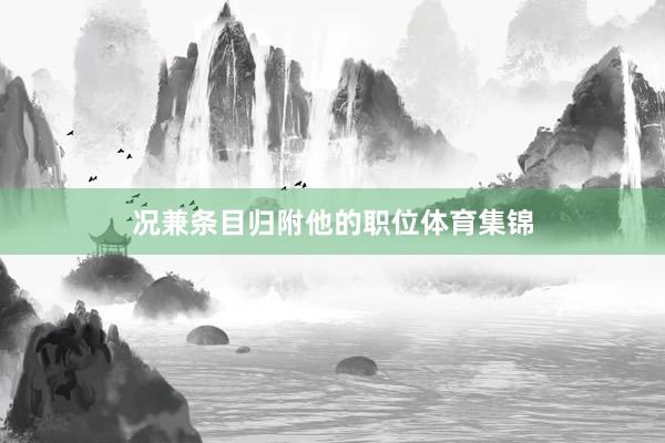 况兼条目归附他的职位体育集锦