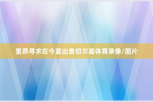 里昂寻求在今夏出售切尔基体育录像/图片