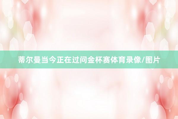 蒂尔曼当今正在过问金杯赛体育录像/图片