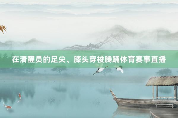 在清醒员的足尖、膝头穿梭腾踊体育赛事直播