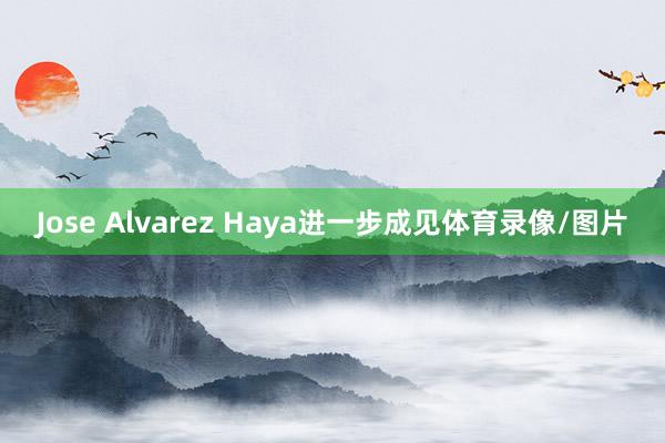 Jose Alvarez Haya进一步成见体育录像/图片