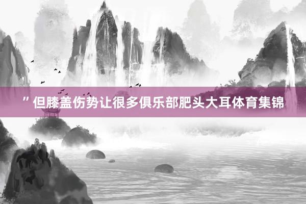 ”但膝盖伤势让很多俱乐部肥头大耳体育集锦