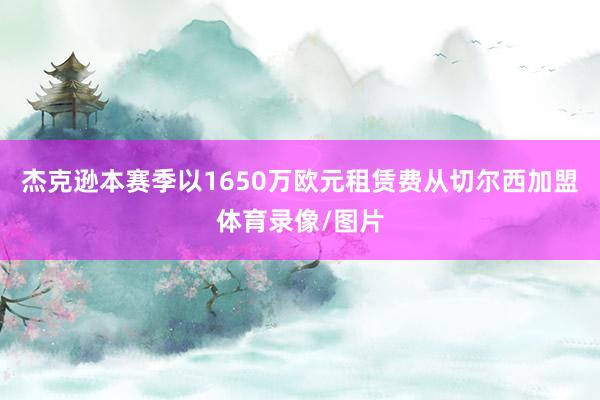 杰克逊本赛季以1650万欧元租赁费从切尔西加盟体育录像/图片