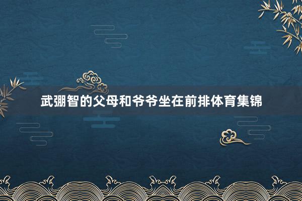 武弸智的父母和爷爷坐在前排体育集锦