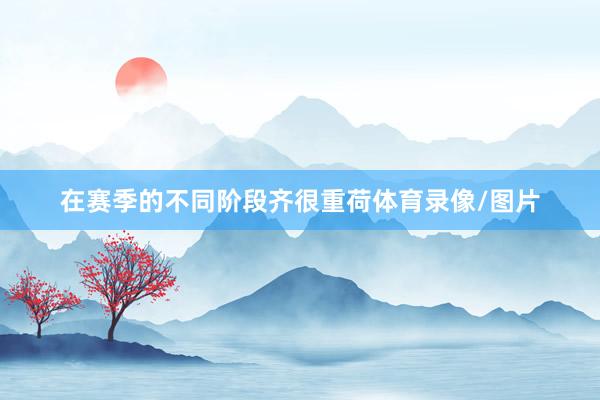 在赛季的不同阶段齐很重荷体育录像/图片