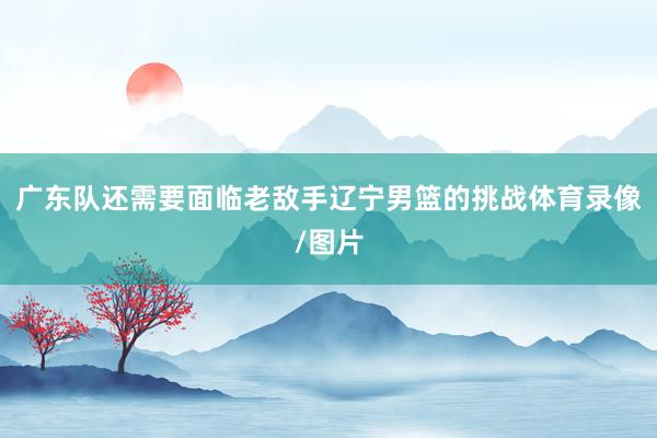 广东队还需要面临老敌手辽宁男篮的挑战体育录像/图片