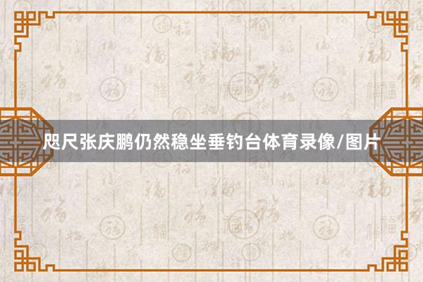 咫尺张庆鹏仍然稳坐垂钓台体育录像/图片