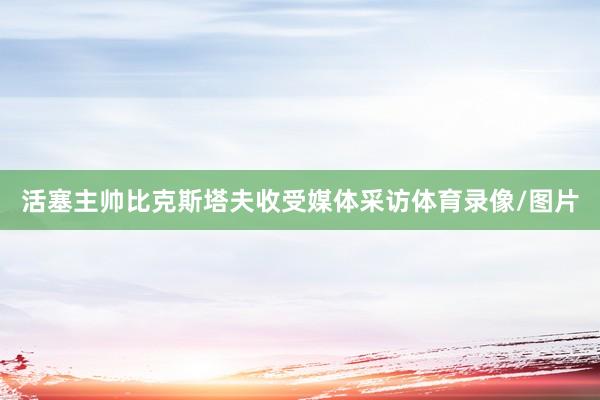 活塞主帅比克斯塔夫收受媒体采访体育录像/图片