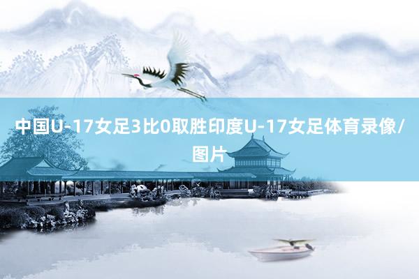 中国U-17女足3比0取胜印度U-17女足体育录像/图片