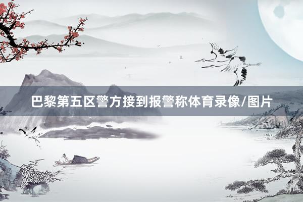 巴黎第五区警方接到报警称体育录像/图片