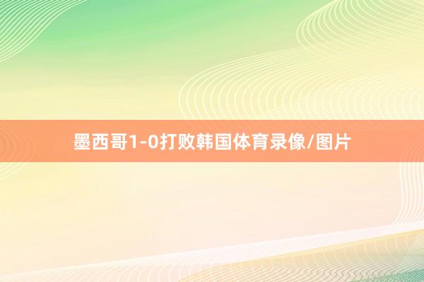 墨西哥1-0打败韩国体育录像/图片